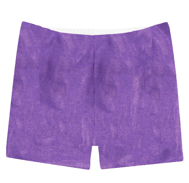 Shimmer Biker Short in Purple
