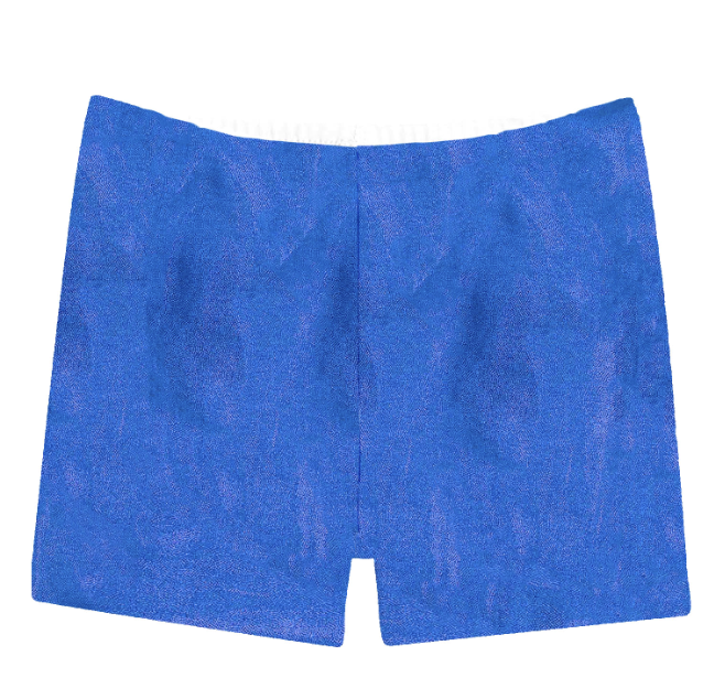 Shimmer Biker Short in Royal