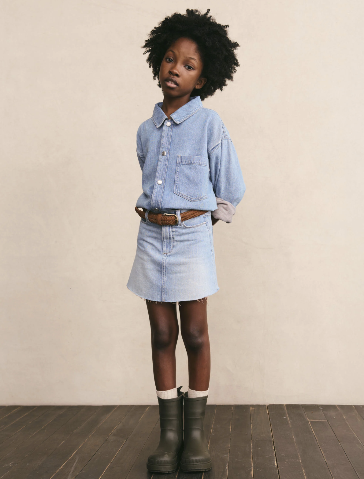 DL1961 Girls 2T-6 Jenny Mini Skirt lakefront