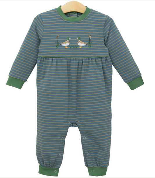 TSK Mallard Embroidery Romper