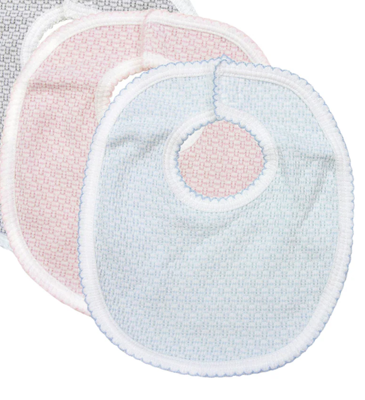 Paty Knit Solid Color Bib