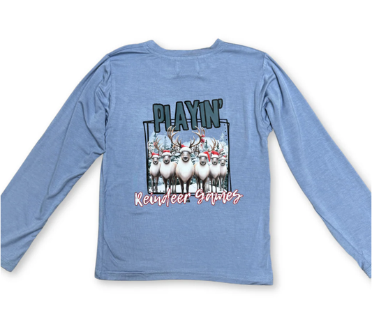 Belle Cher Playin' Reindeer Games Performance Tee