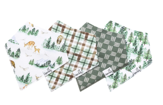 Copper Pearl Grayson Bandana Bib Set (4-Pack)
