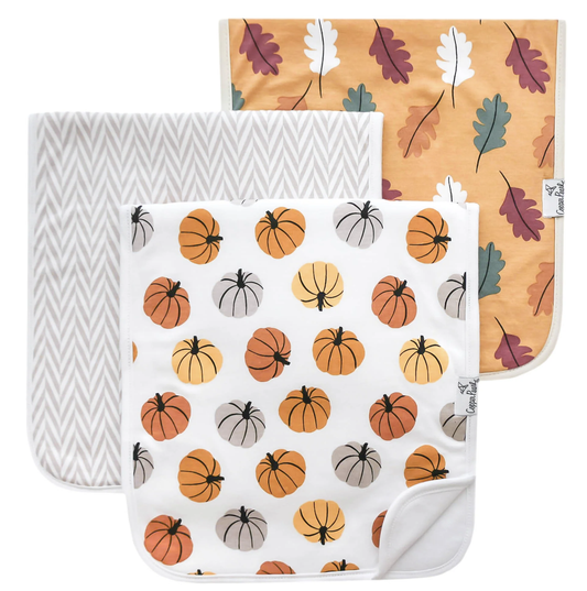 Copper Pearl Karver Premium Burp Cloths