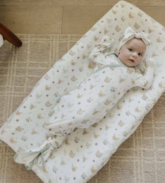 Copper Pearl Wilder Newborn Knotted Gown