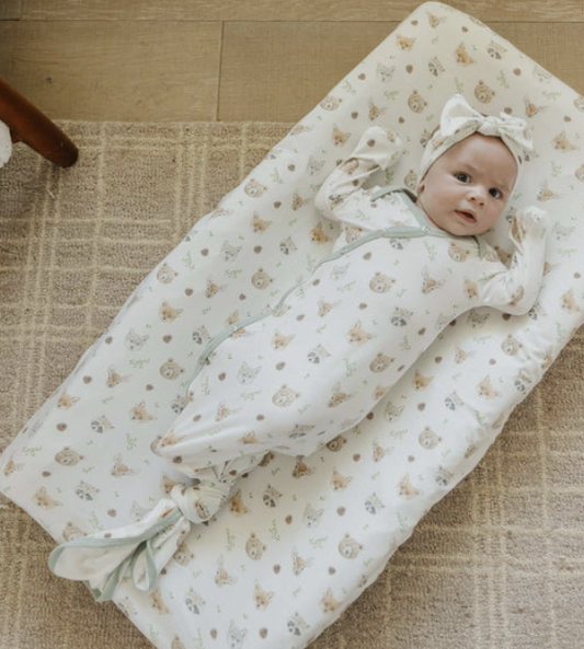 Copper Pearl Wilder Newborn Knotted Gown