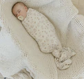 Copper Pearl Dylan Knit Swaddle Blanket
