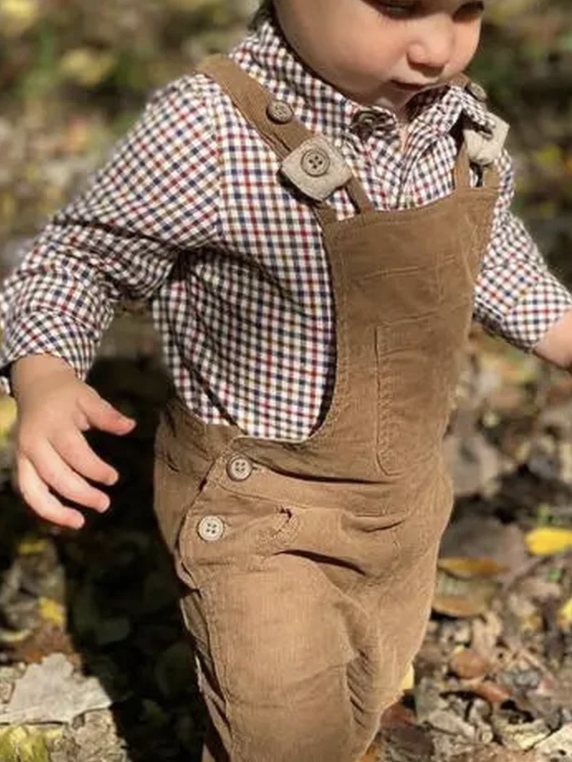 Me & Henry Harrison Cord Overall - Tan