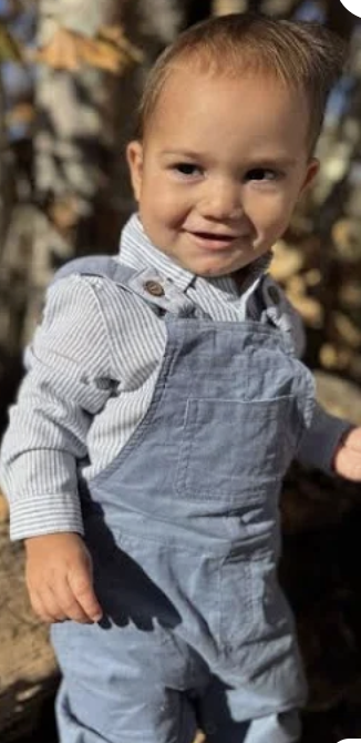 Me & Henry Harrison Cord Overall - China Blue