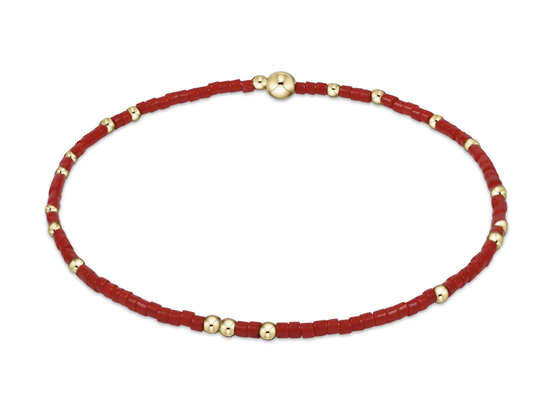 Enewton Egirl gameday hope unwritten bracelet - bright red