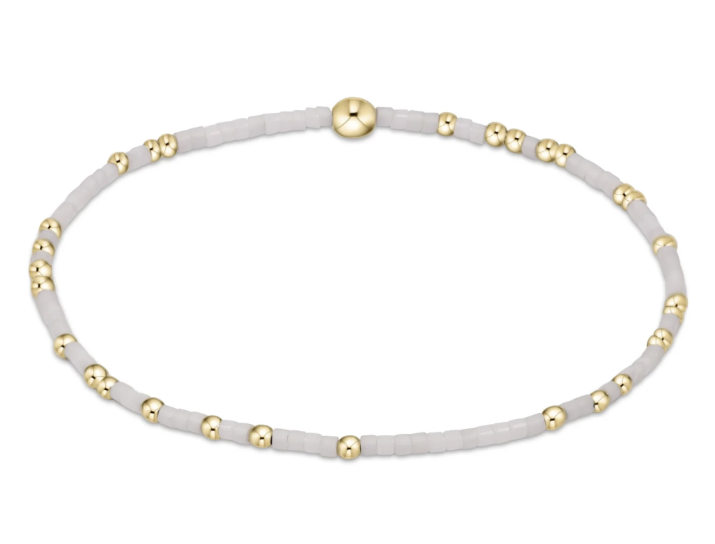 Enewton gameday hope unwritten bracelet - white