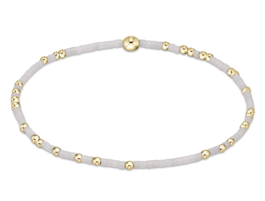 Enewton gameday hope unwritten bracelet - white