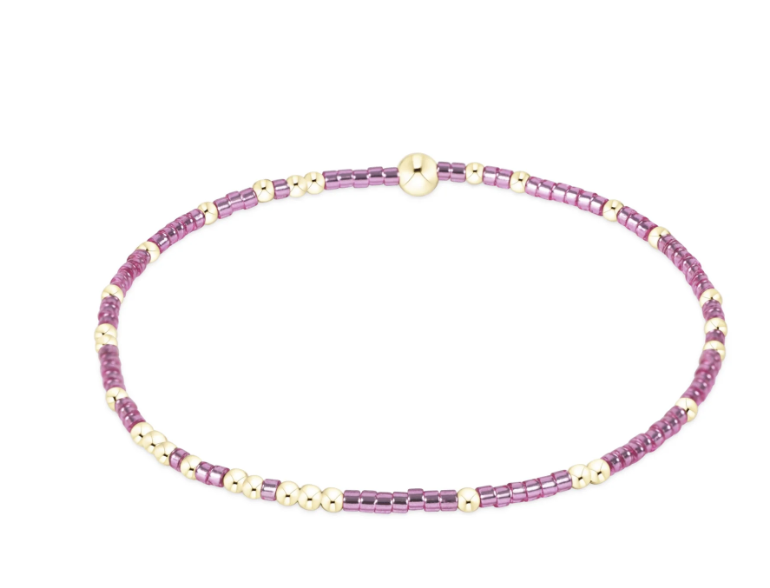 egirl hope unwritten bracelet - pink metallic