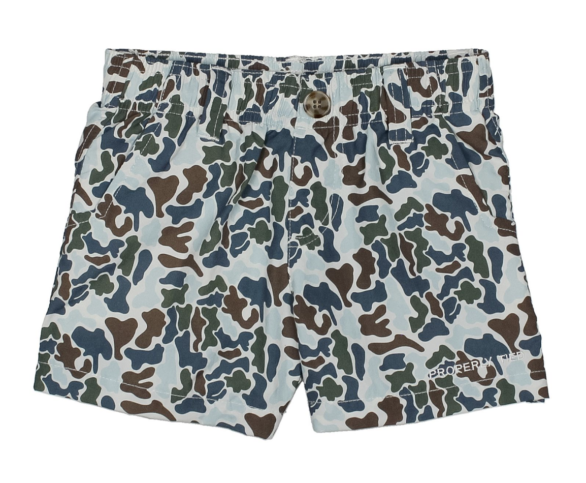 Properly Tied Boys Mallard Short Terra Camo 26
