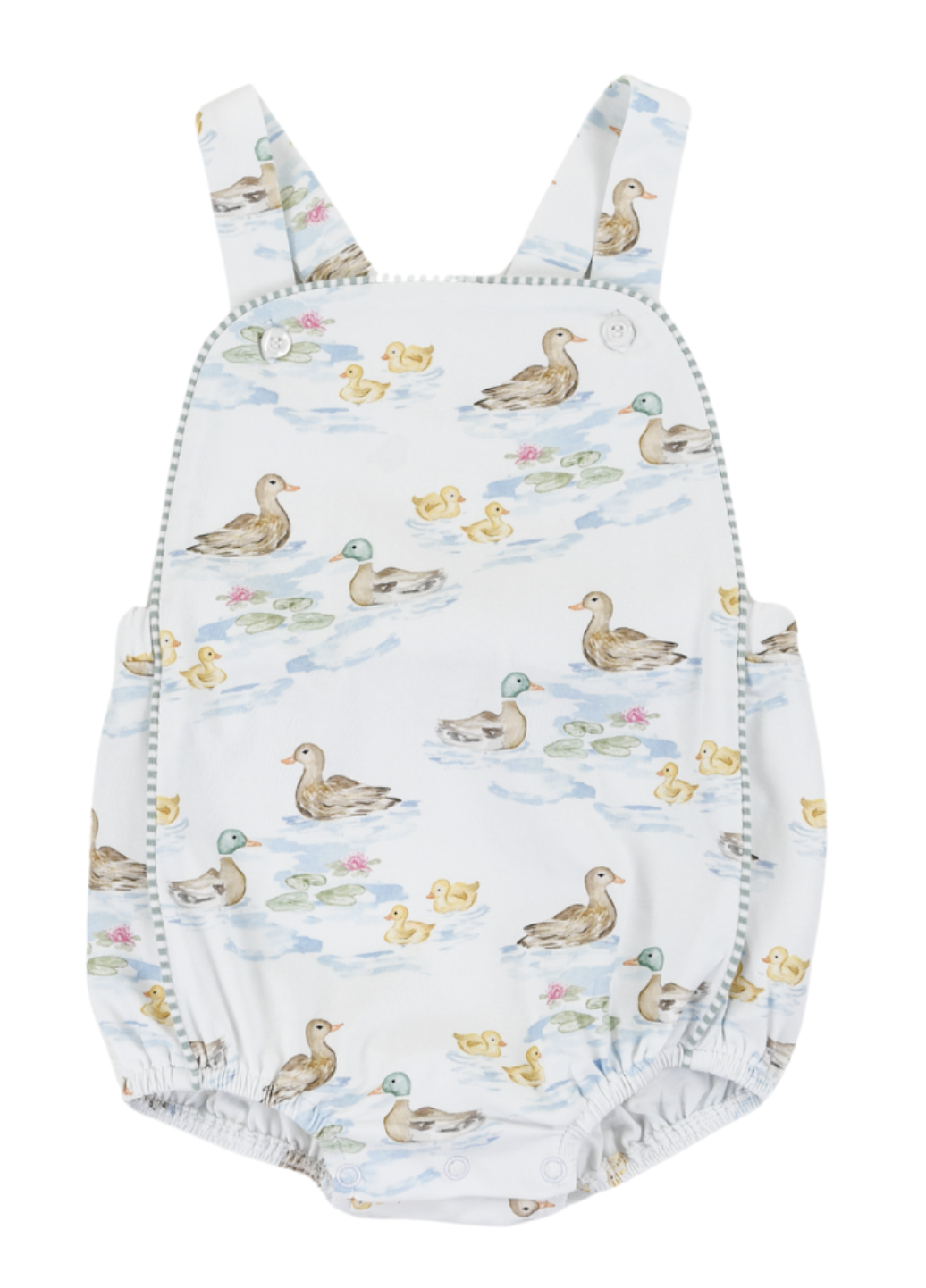 Cypress Row Darling Ducks Silas Sunsuit