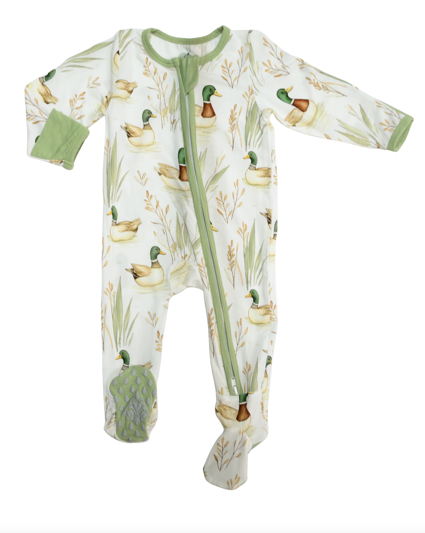 Belle Cher Marsh Mallard Bamboo Romper
