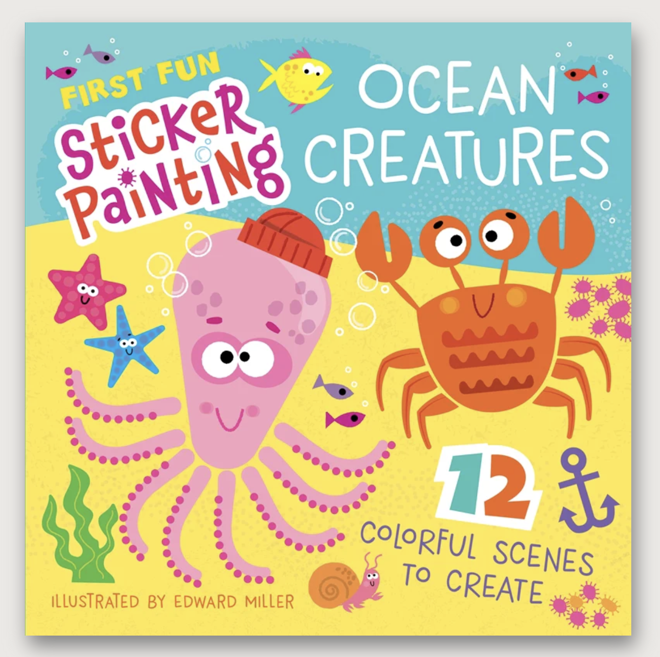 First Fun Sticker Painting - Ocean Creatures