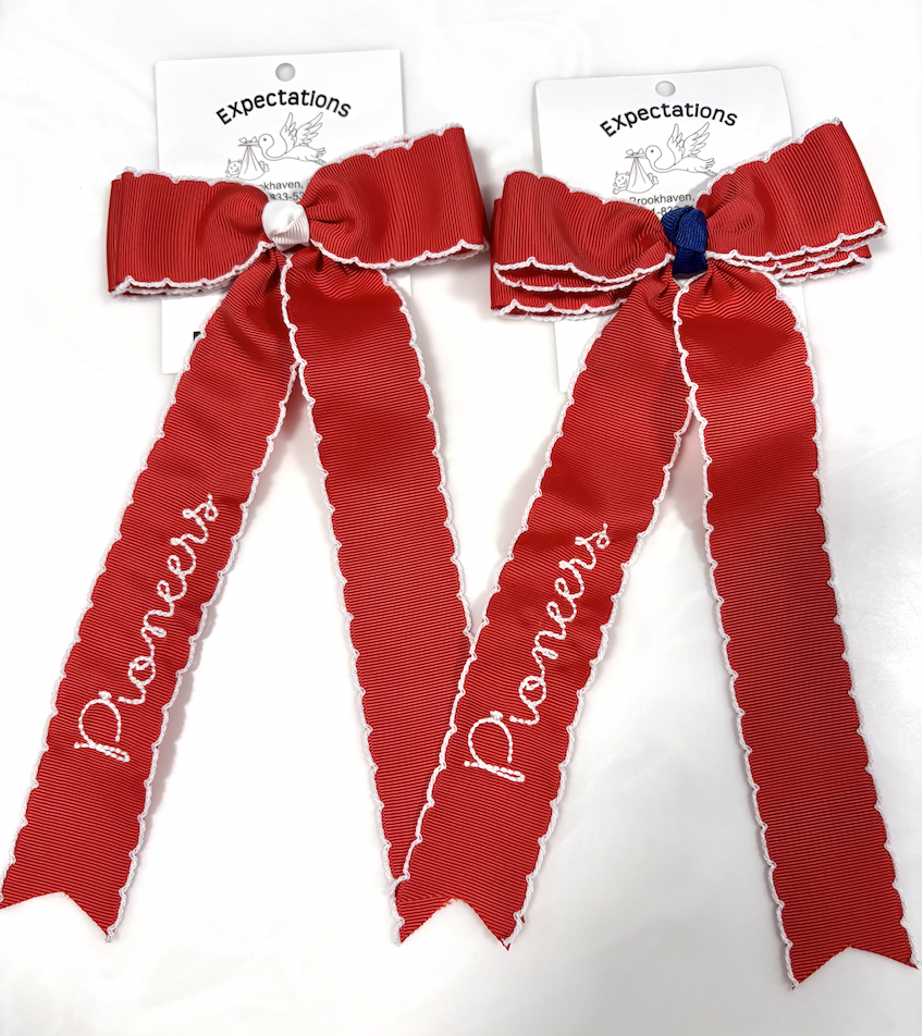 Moon Stitch Hair Bow PIONEERS