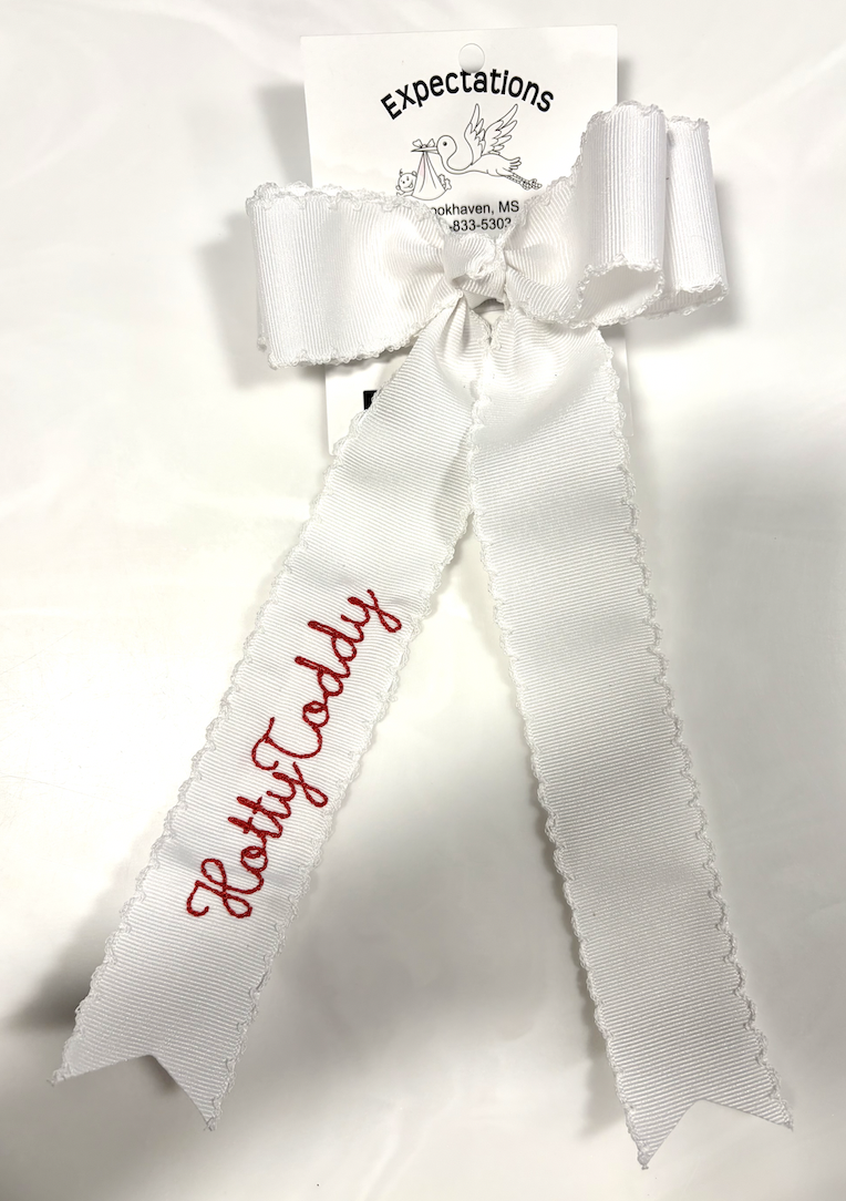Moon Stitch Cheer Bow REBELS