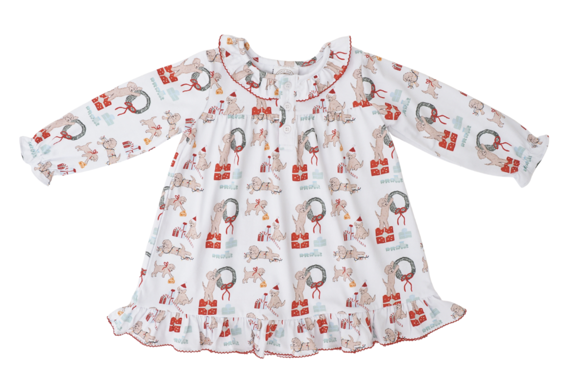 Cypress Row Santa Paws Louise Lounge Dress