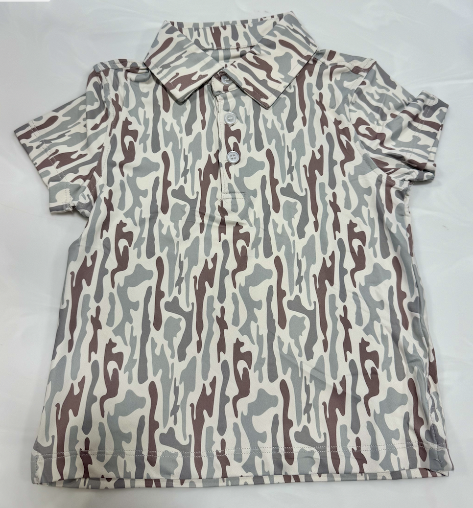 Meripex Retro Whitetail Camo Polo