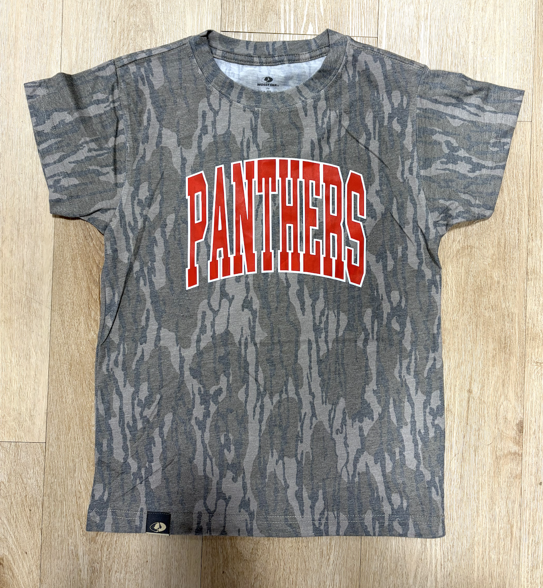 Mossy Oak Bottomland Varsity Letter Youth Shirt - Panthers