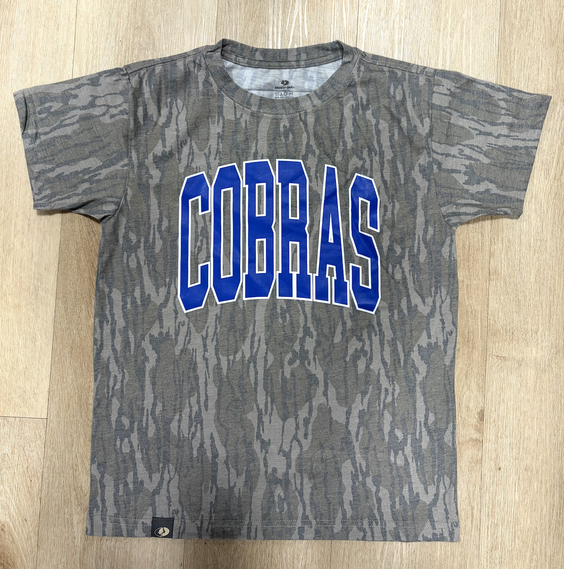 Mossy Oak Bottomland Varsity Letter Youth Shirt - Cobras