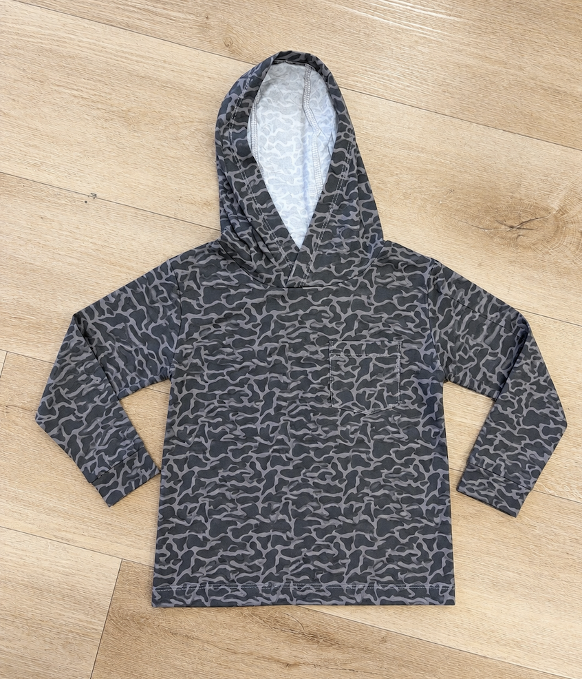 Meripex Youth Badlands Camo Lightweight Hoodie