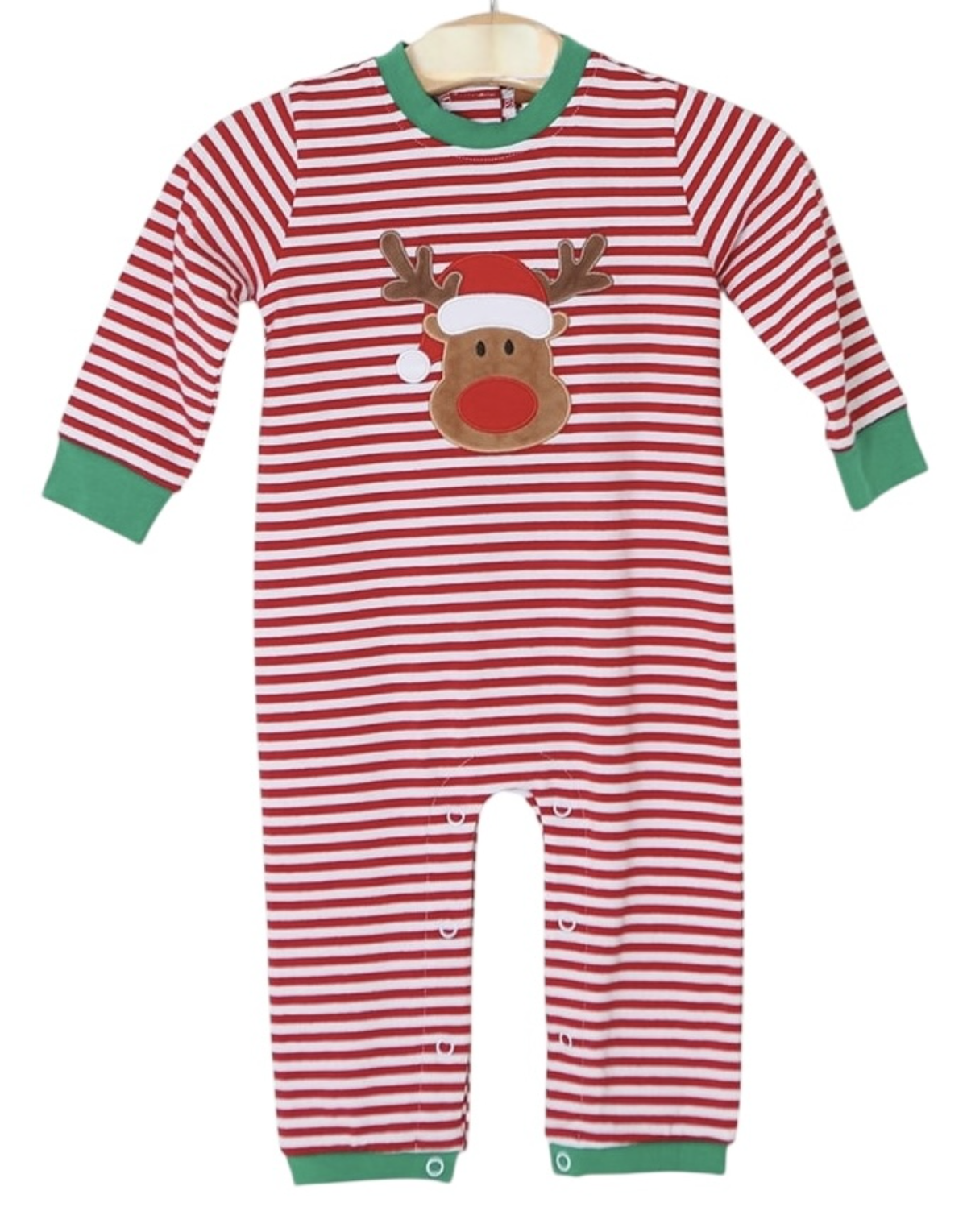 Millie Jay Reindeer Applique Boys Romper