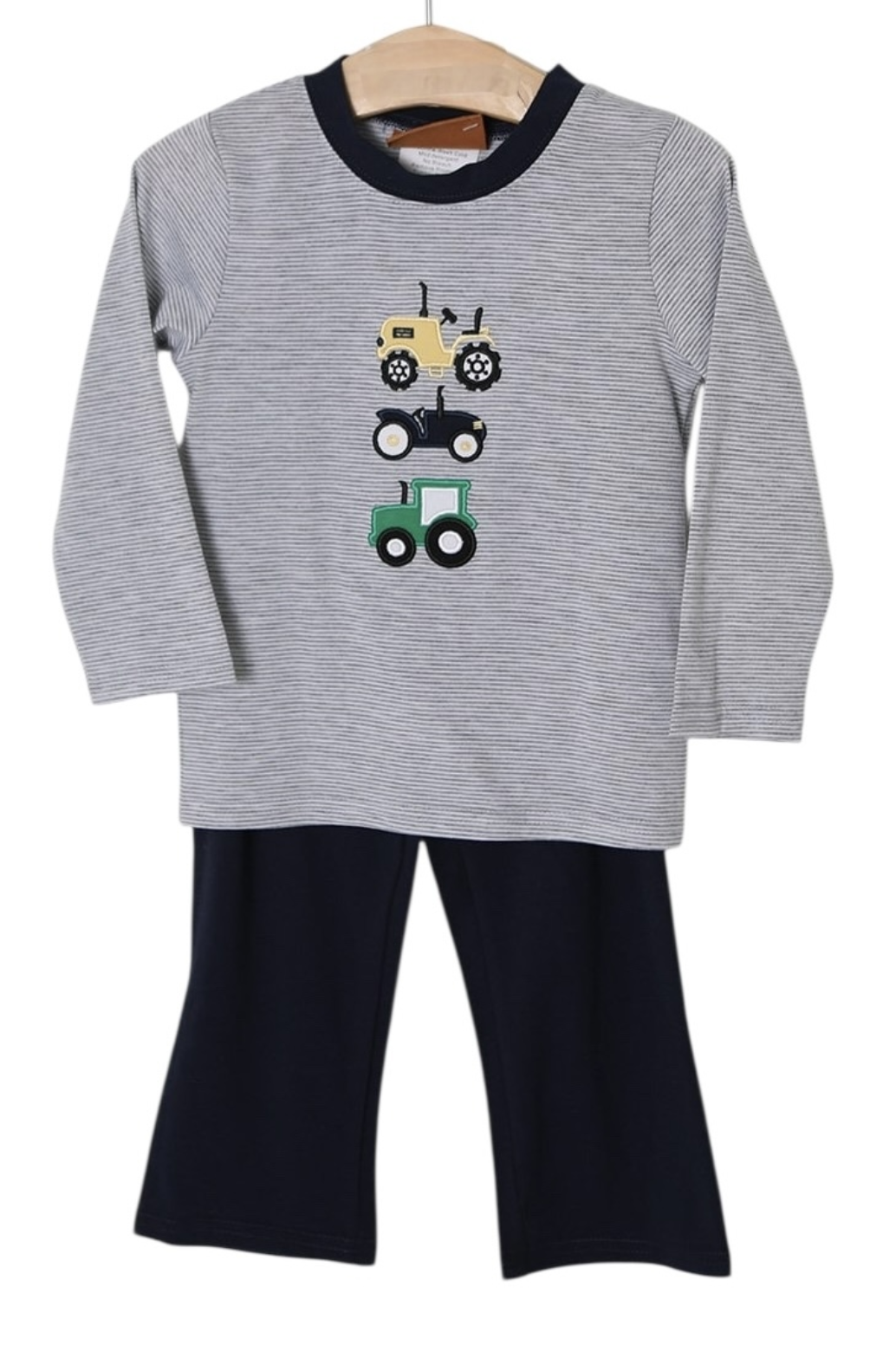 Millie Jay Tractor Trio Applique Pant Set