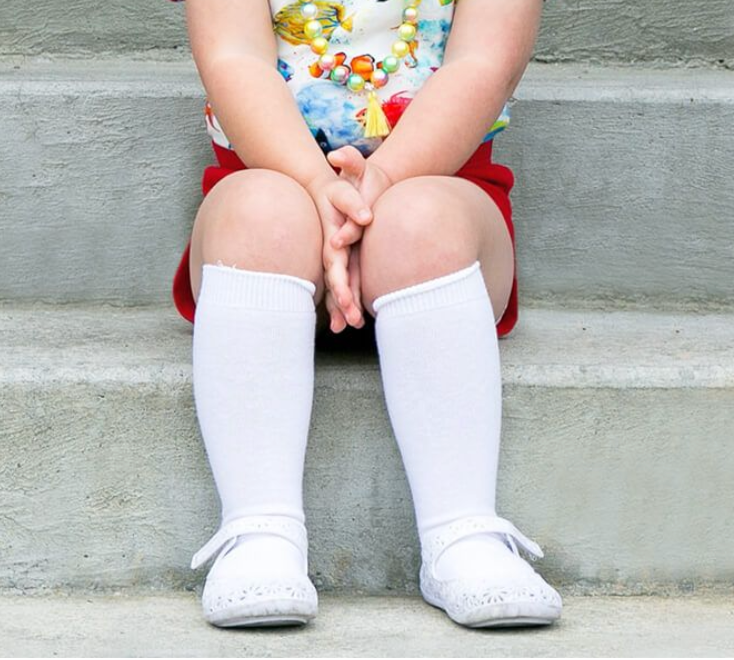 Jefferies Socks Classic White Nylon Knee High Socks 1 Pair