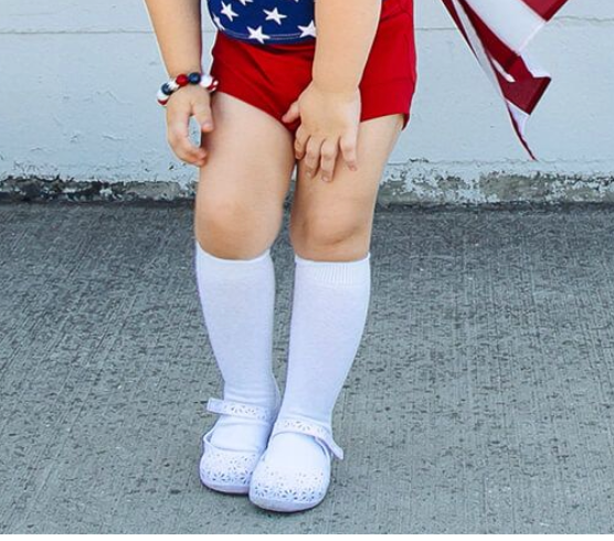 Jefferies Socks Classic White Nylon Knee High Socks 1 Pair