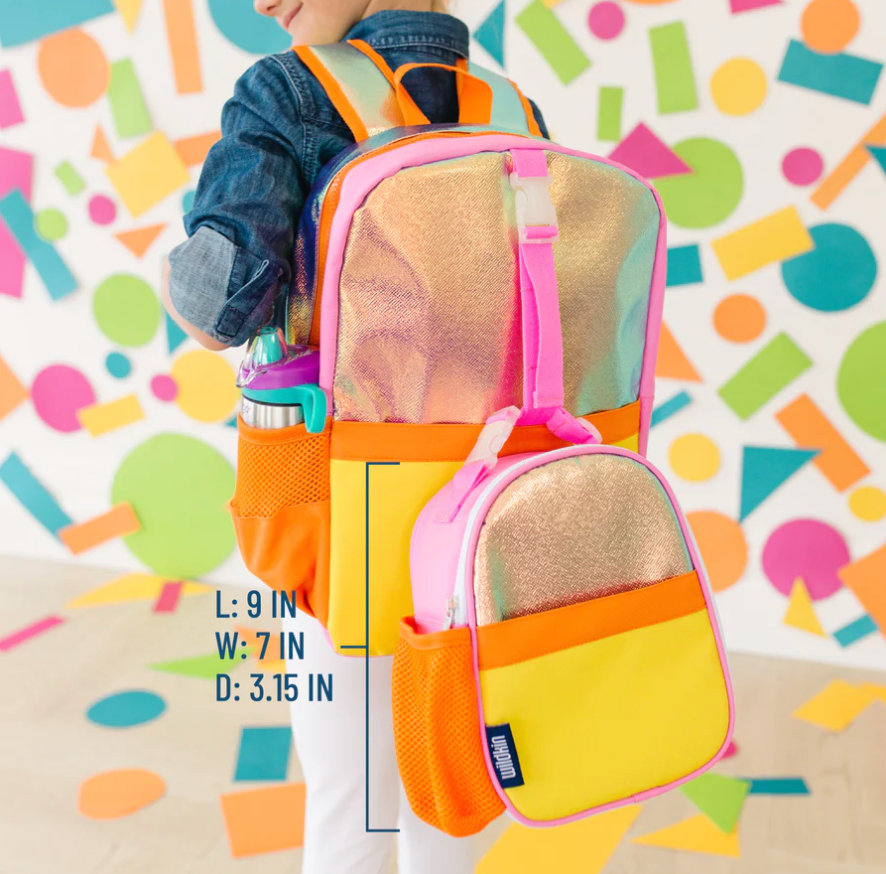 Orange Shimmer Clip-In Lunch Box