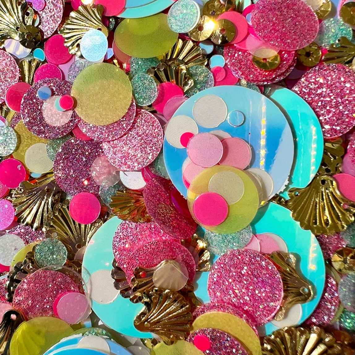 Shell-e-brate Confetti Clear Clipboard