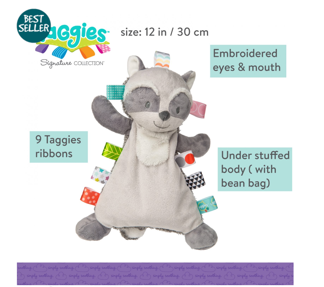 Taggies Harley Raccoon Lovey