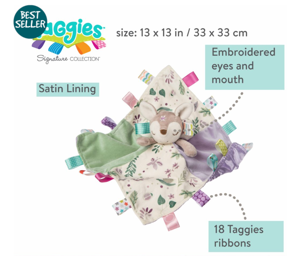 Taggies Flora Fawn Character Blanket