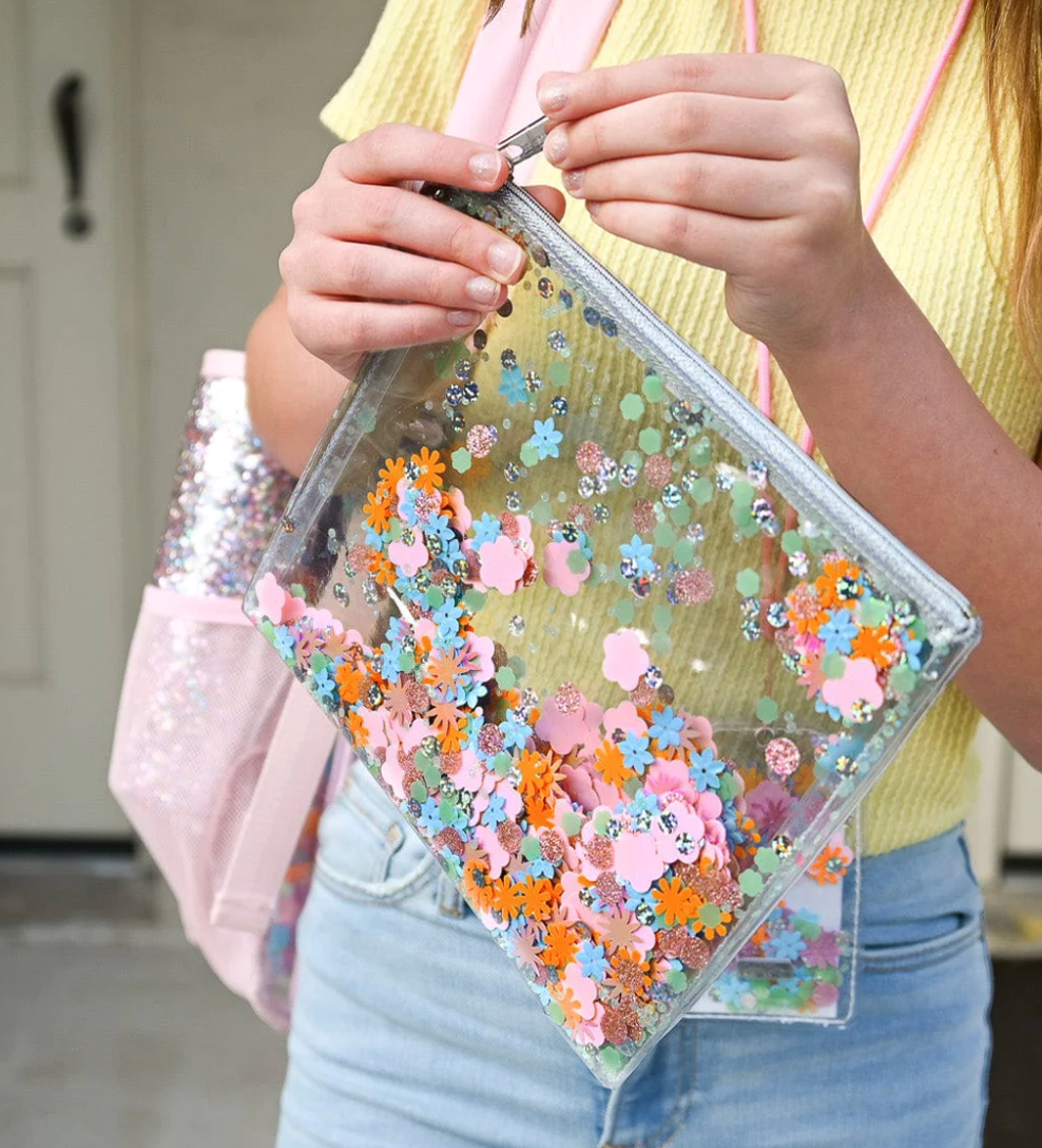 Flower Shop Confetti Everything Pouch