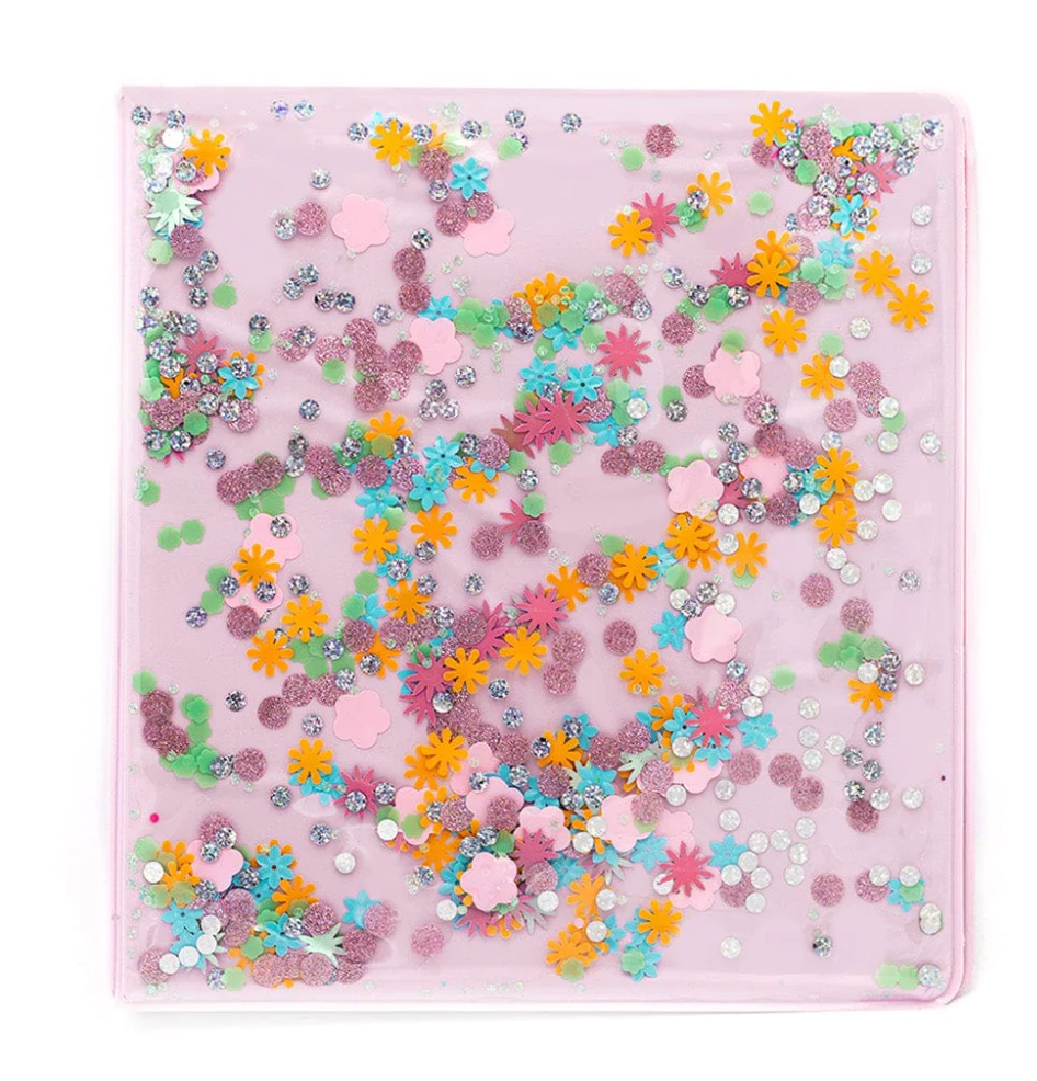 Flower Shop Confetti 3-Ring Binder