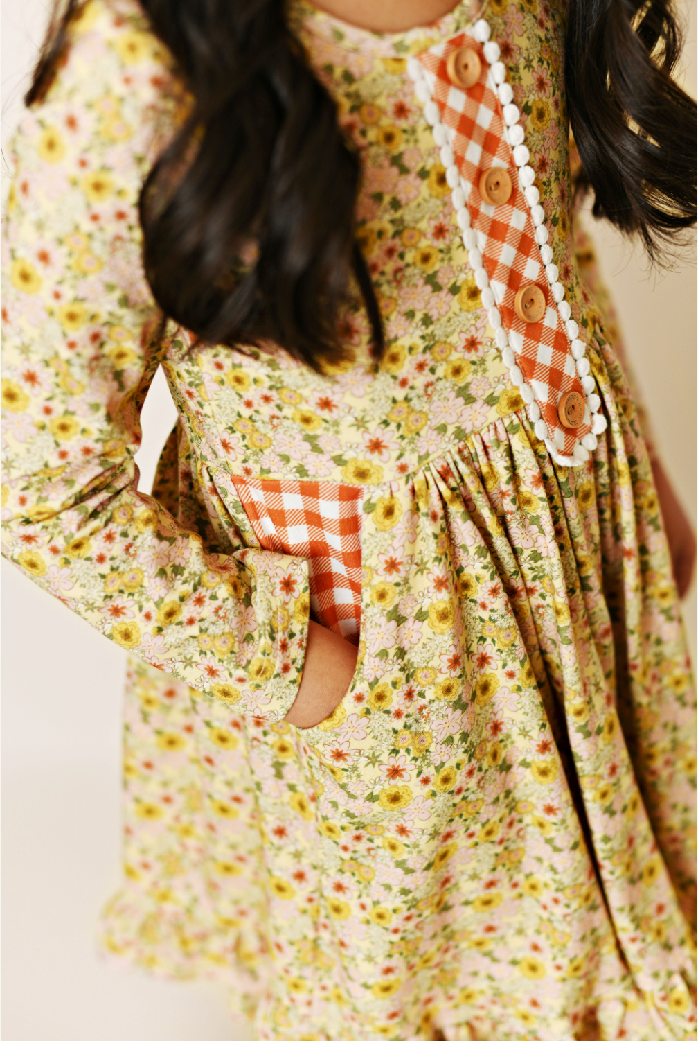 SB Ditsy Boho Petal Pocket Dress