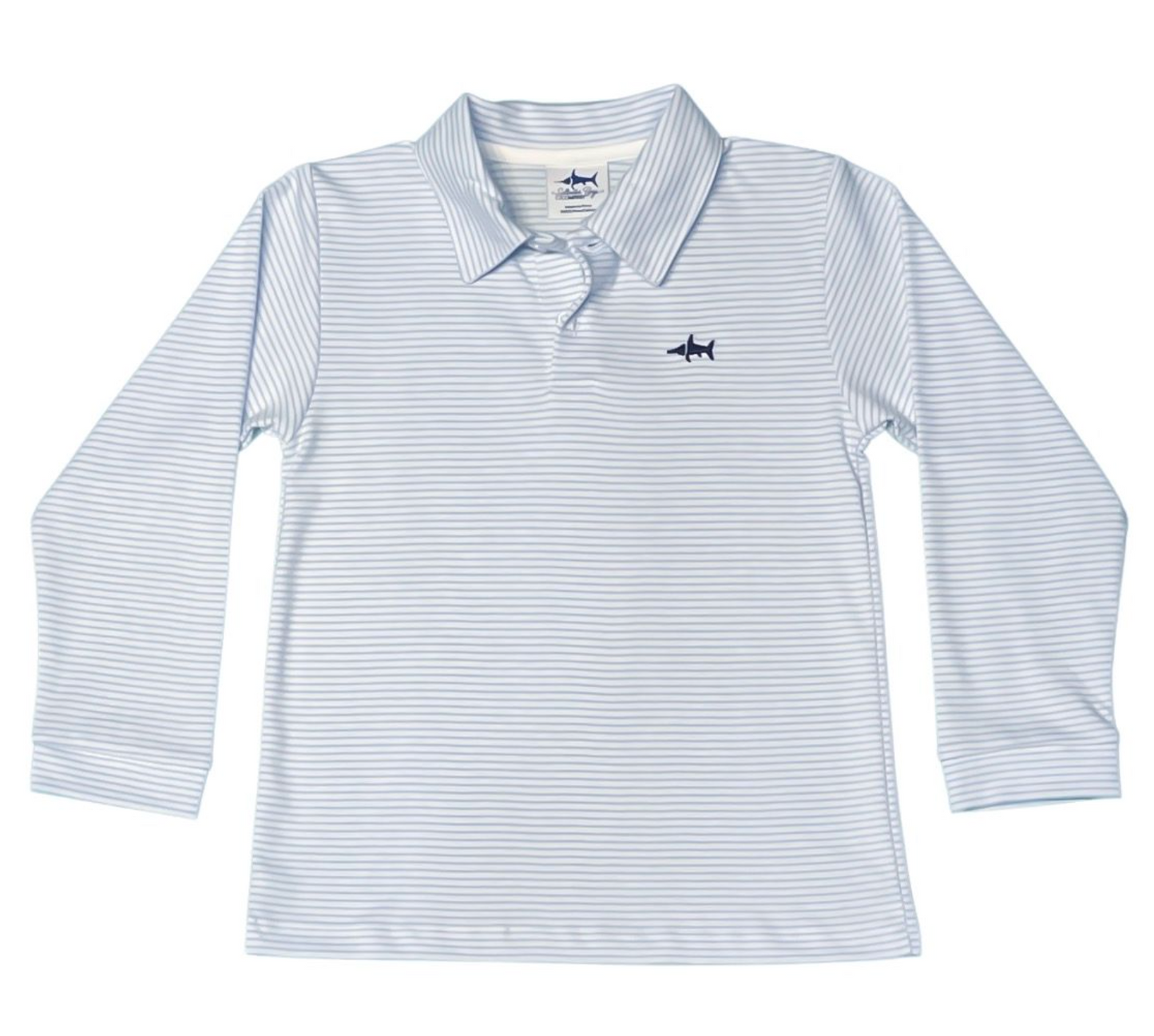 SBC Signature LS Polo Blue Stripe