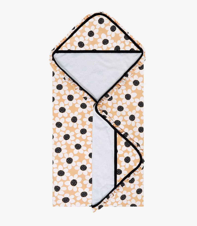 Posh Peanut Reagan Ruffled Hooded Towel