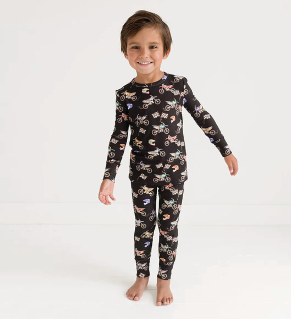 Posh Peanut Supermini Long Sleeve Basic Pajama