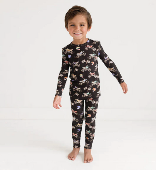 Posh Peanut Supermini Long Sleeve Basic Pajama