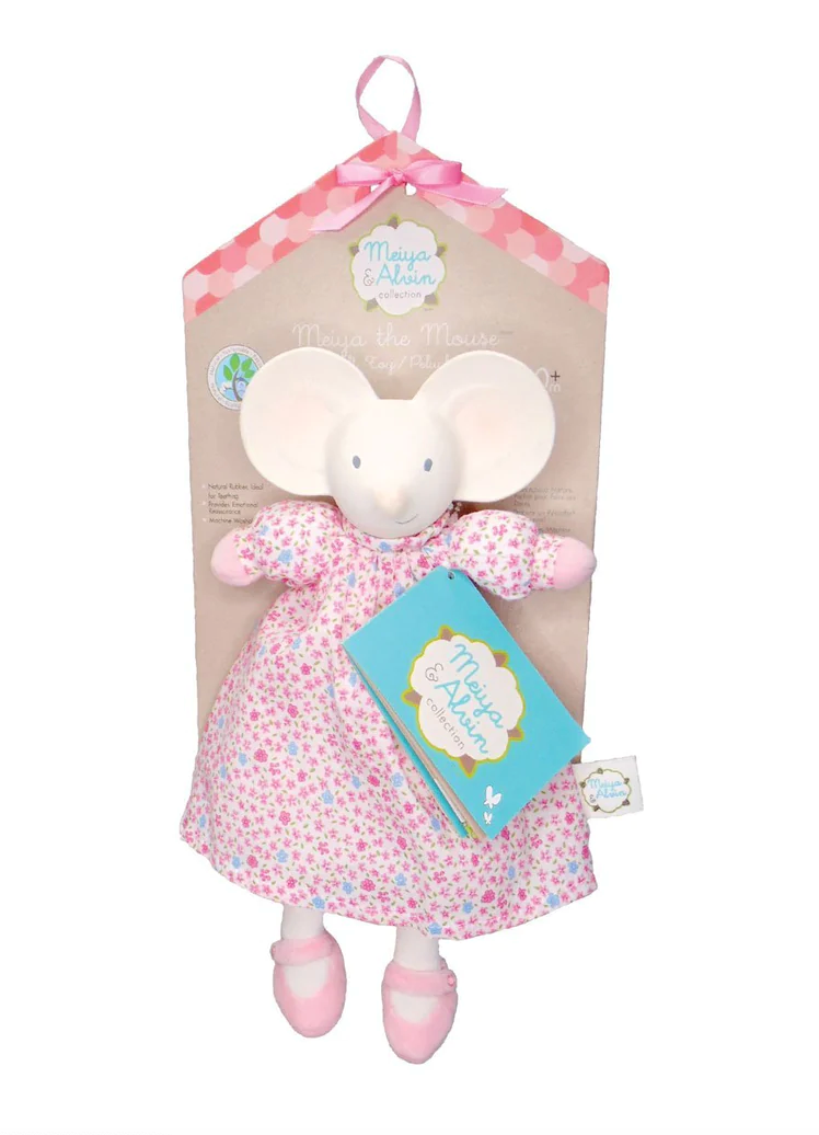 Meiya the Mouse Lovey Organic Rubber Head