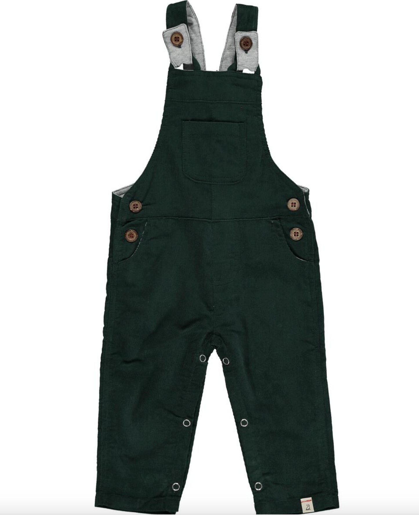 Green Jellico Cord Overalls