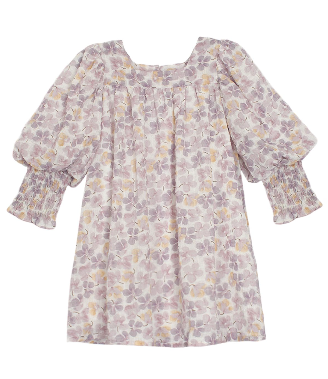 Lavender Dew Crepe Chiffon Dress