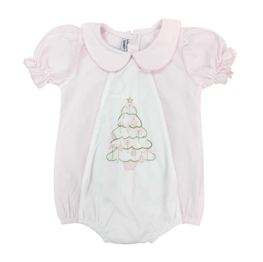 SD Emb Pink Christmas Tree Bubble