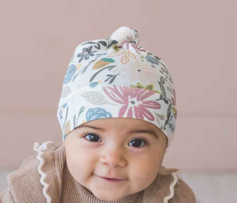 CP Olive Top Knot Hat