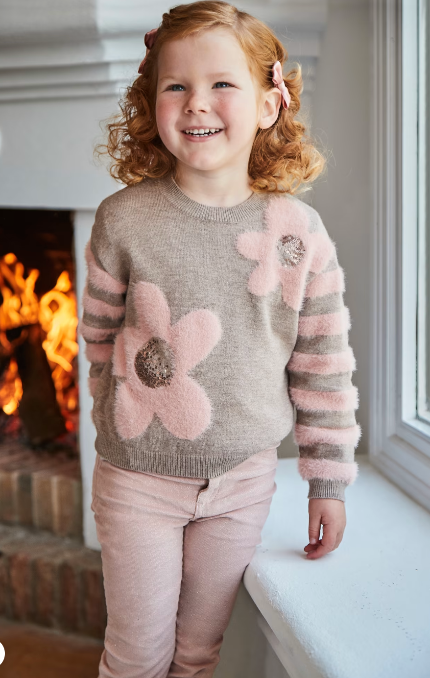 Nude Metallic Shimmer Corduroy Pant