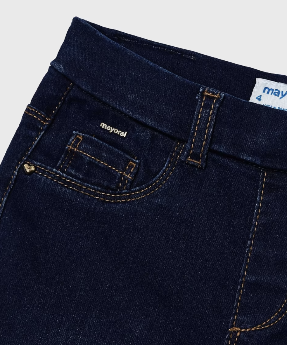 Girls Dark Wash Skinny Fit Jeans